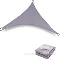 Dreieck Sun Shade Segel wasserdichte Polyester PU -Beschichtung